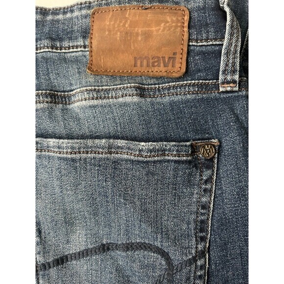 Mavi Men’s Zach Straight Leg Blue Jeans Sz 33X32 Dark Wash Denim Stretch - Picture 6 of 10